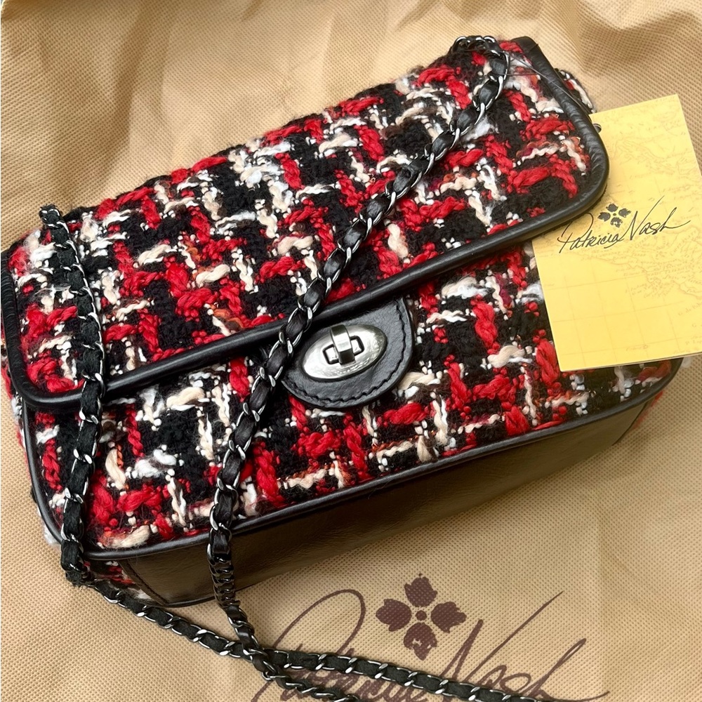 NWT Patricia Nash flap shoulder bag